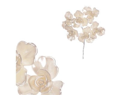 Bílá přízdoba, cena za 1 kus. (Barva Bílá)