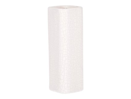 Váza keramická - na suché květiny, barva bílá (Barva Bílá)