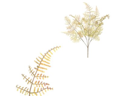 Kapradí - umělý trs, barva světle zelená (Barva Zelená)