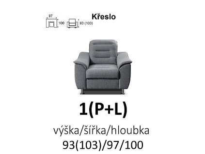 Křeslo BALBOA (AKCE) (Varianta Primo 88)