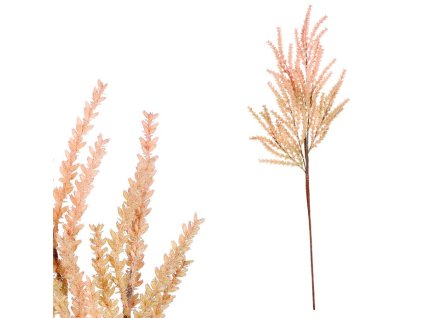 Čechrava - umělá větev, barva růžová (Barva Růžová)