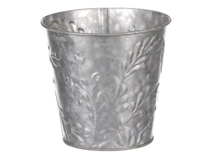 Obal kovový - vzor jmelí, barva stříbrná (Barva Stříbrná)