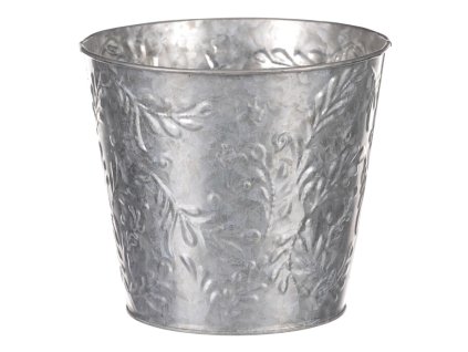 Obal kovový - vzor jmelí, barva stříbrná (Barva Stříbrná)