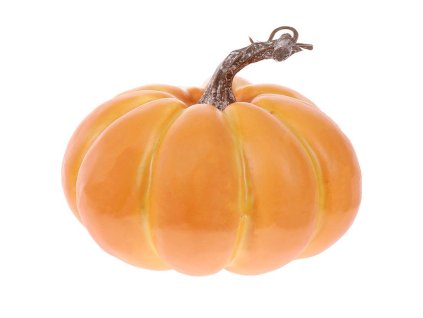 Dýně - plastová dekorace, oranžová, cena za 1 ks (Barva Oranžová)