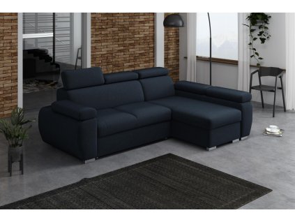 Sedací souprava Bodie pravá modrá