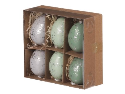 Vajíčko pravé - mix barev, cena za balení (6 ks) (Barva Vícebarevná)