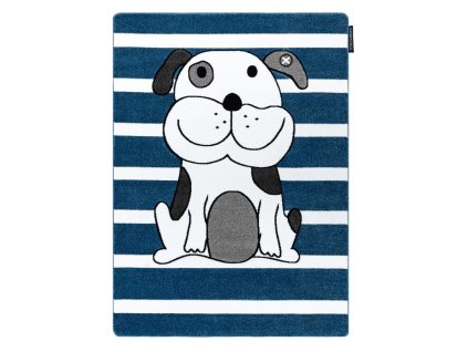 Dětský kusový koberec Petit Puppy blue (Rozměry koberců 160x220)