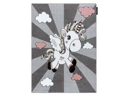 Dětský kusový koberec Petit Unicorn grey (Rozměry koberců 160x220)