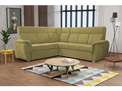 Sedací souprava Billy uni žlutá