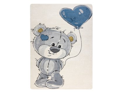 Dětský kusový koberec Petit E1593 Teddy bear cream (Rozměry koberců 140x190)