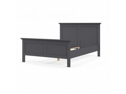 Šedá postel Provence 701 FALCO 140x200 cm, lamino, moderní design