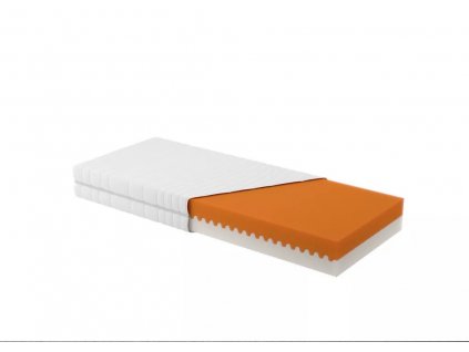 Dvouvrstvá matrace BLANÁŘ Nora Plus 80x200 cm, prodyšná, pratelný potah