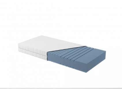 Ergonomická matrace BLANÁŘ Ibor Plus 90x200 cm, PUR pěna, snímatelný potah