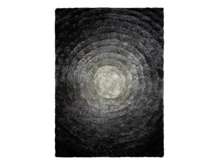 Kusový koberec Flim 008-B2 Circles grey (Rozměry koberců 80x150)