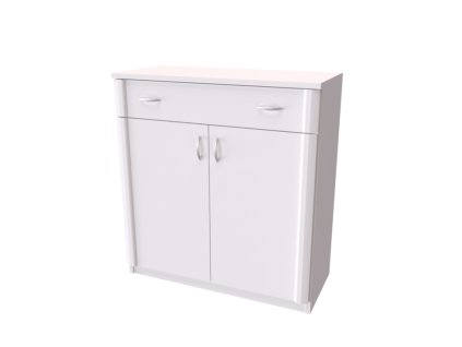 Komoda SIGMA 1 - hloubka 43cm - DOPRODEJ - bílá struktura (Dekor bílá struktura, biela štruktúra)