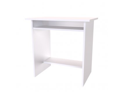 Počítačový stolek JUPITER - bílá struktura