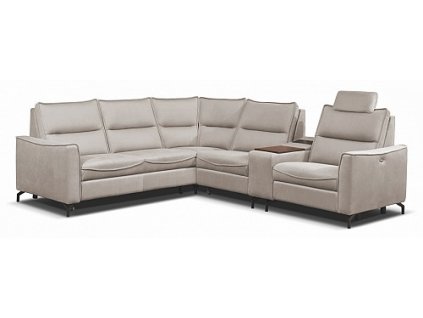 Sedací souprava KRISTÝNA 1E-BR-1-R-2F (Varianta Cloud 03, Orientace levá)