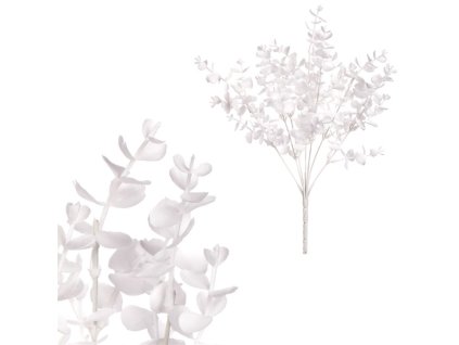 Buxus - umělý trs, barva bílá (Barva Bílá)