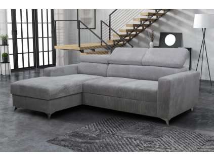 Sedací souprava Mildred Premium I levá světle šedá