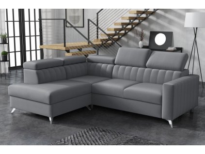 Sedací souprava Mildred III levá světle šedá