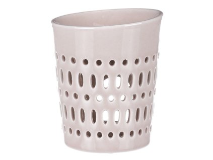 Aromalampa - porcelánová, otvory po obvodu, barva krémová (Barva Krémová)