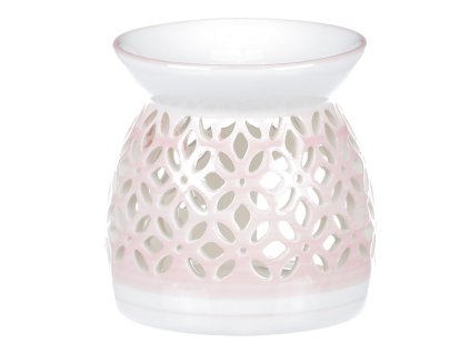 Aromalampa - porcelánová, barva růžová (Barva Růžová)