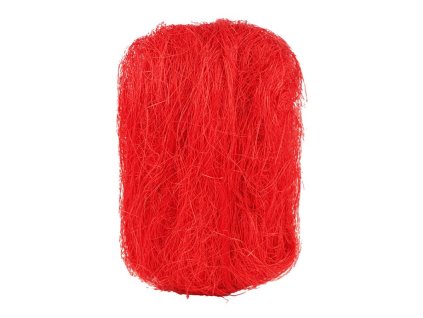 Sisálové vlákno 25g (Barva Červená)