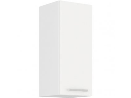 Bílá kuchyňská skříňka Edna 30 cm, lamino, tichá dvířka