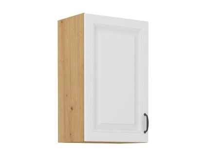 Bílá kuchyňská skříňka Stipe 45 G 72 1F s dubem artisan, moderní design