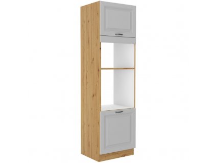 Kuchyňská skříňka FALCO Stipe 60 DPM 210 2F bílá/dub artisan, 60x57x210 cm