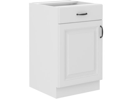 Kuchyňská skříňka Stipe 50 D 1F 1S BB bílá