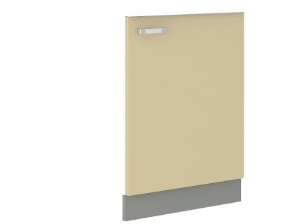 Kuchyňská dvířka Karpo ZM 713x596, krémový lesk/šedá, lamino 16mm