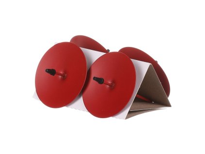 Bodec kovový - zápich, červený, cena za balení (4 ks) (Barva Červená)