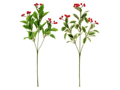 Cesmína - umělý trs, mix 2 druhů, cena za 1 ks (Barva Červená)