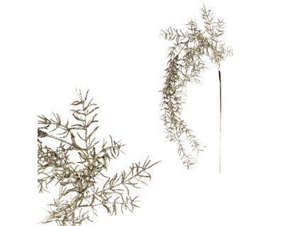 Asparagus - umělá převislá věvev, barva stříbrná (Barva Stříbrná)
