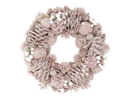 Věnec šiškový, růžový (Barva Růžová)