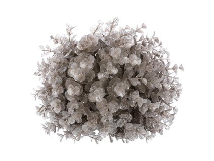 Eukalyptus - kulatý trs, pr. 24 cm, měděný se třpytkami (Barva Měděná)