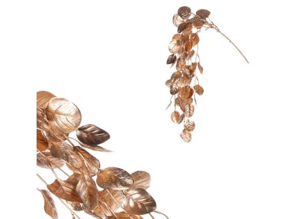 Eukalyptus - umělá převislá větev, barva zlatá (Barva Zlatá)