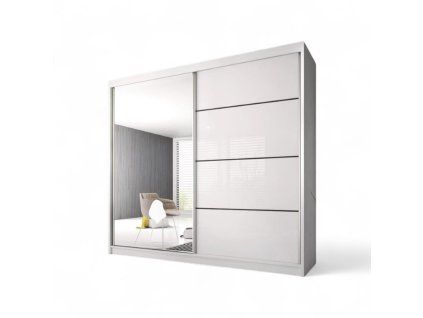 Šatní skříň MULTI 35, 183cm (M) (Varianta bílá)