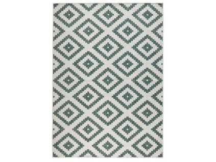 Kusový koberec Twin-Wendeteppiche 103131 grün creme – na ven i na doma