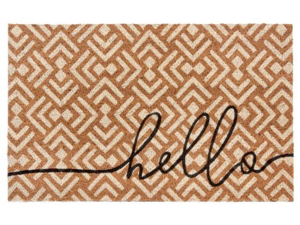 Rohožka Hello 105681 - na ven i na doma (Rozměry koberců 45x75)