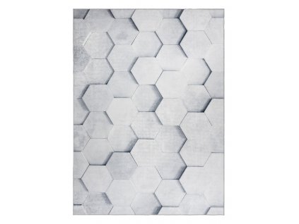 Kusový koberec ANDRE Hexagon 3D 1180 (Rozměry koberců 120x170)