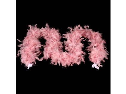Girlanda z peří, růžová barva (Barva Růžová)