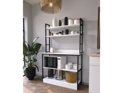 kuchyn regal 5pol bila