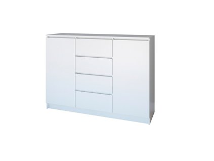 Komoda Malvína 2D4S 120 bílá