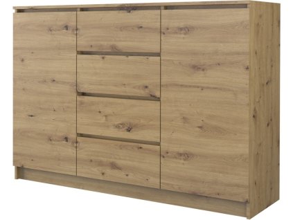 Komoda Malvína 2D4S 120 dub artisan