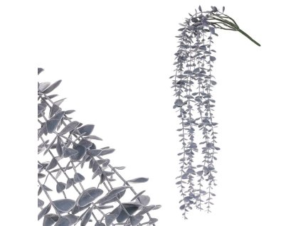 Eukalyptus - umělá převislá větev, šedá (Barva Šedá)