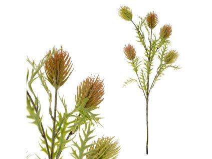 Bodlák - umělá větev, barva zelená (Barva Zelená)