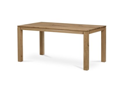 Jídelní stůl 160x90cm, masiv, dub, DS-F160 DUB (Barva Přírodní)