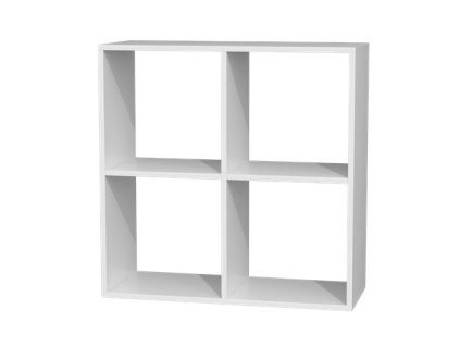 Regál Manja 2x2 bílá